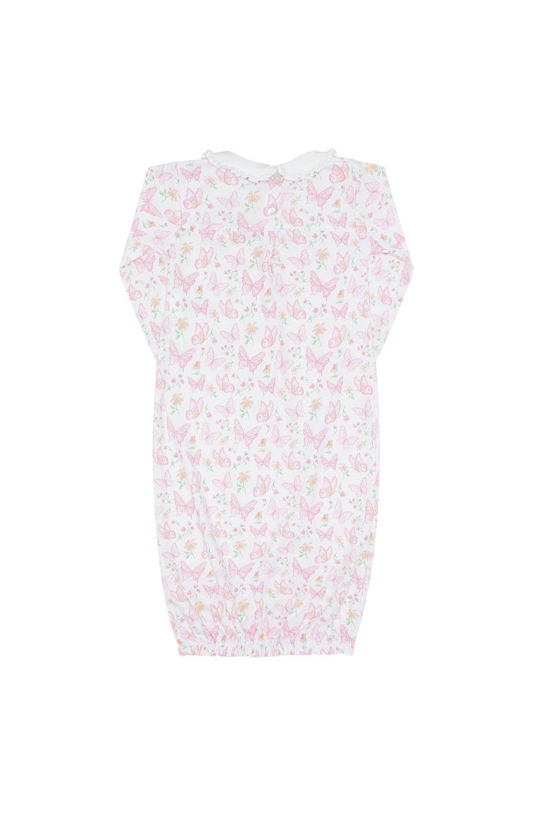 Nellapima Butterflies Print Gown - Baby, Alternate, color, Pink