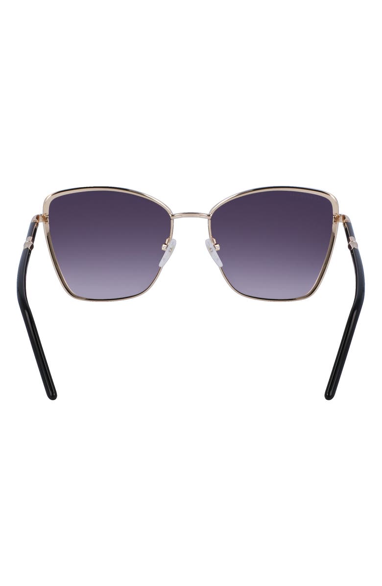 Longchamp 58mm Gradient Butterfly Sunglasses, Alternate, color,