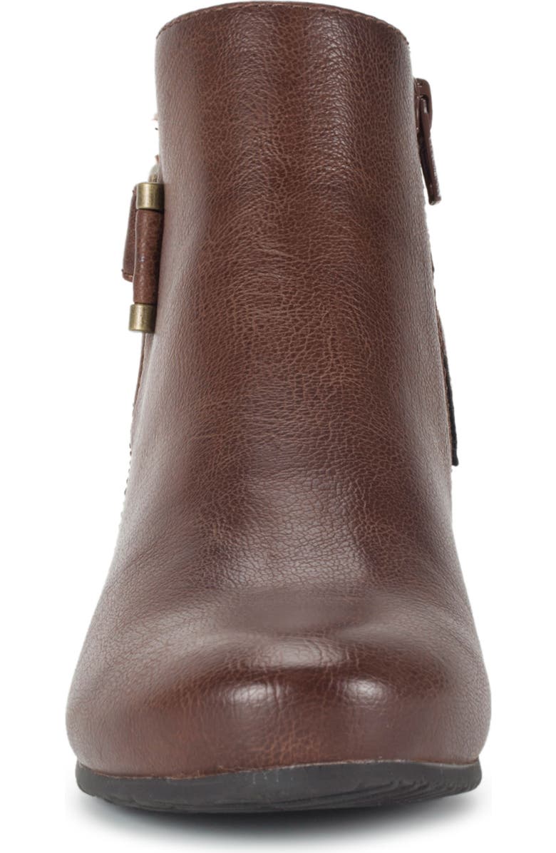 BARETRAPS Serena Faux Leather Bootie, Alternate, color, Oak