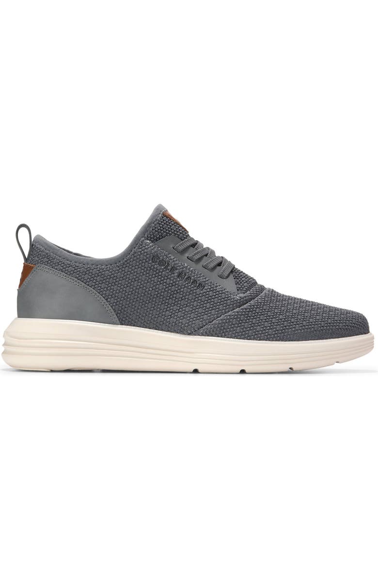 Cole Haan Grandsport Journey Knit Sneaker, Alternate, color, Sea Stone / Lava Smoke / Ivory