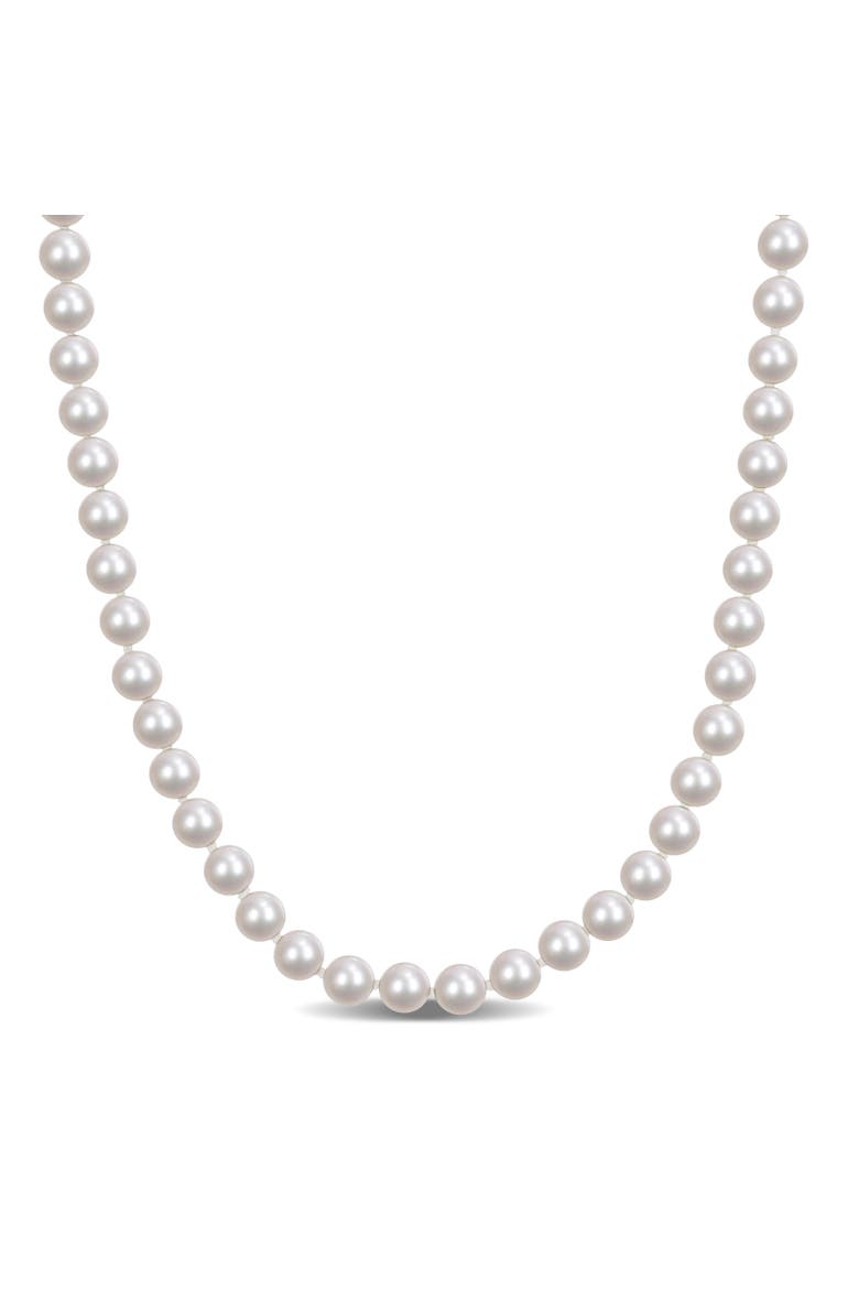 6-6.5mm Cultured Akoya Pearl Necklace 14k, Main, color, Pearl Grade: A