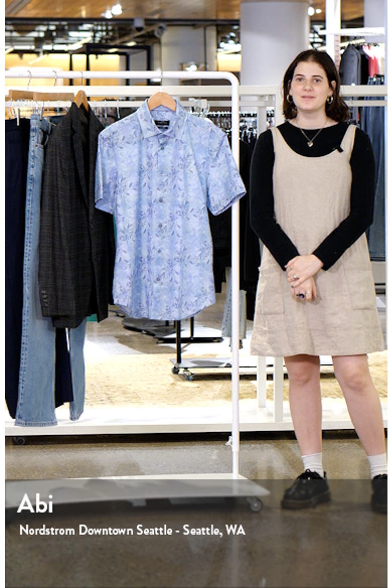Miles OoohCotton® Floral Short Sleeve Button-Up Shirt video