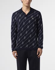 BILLIONAIRE Polo Longsleeve All-Over Bb Men