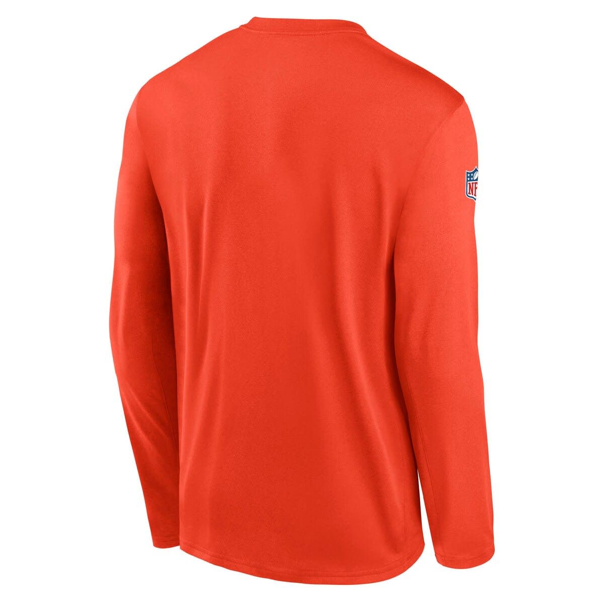 Nike Men's Nike Orange Cleveland Browns Legend Small Logo Performance ...