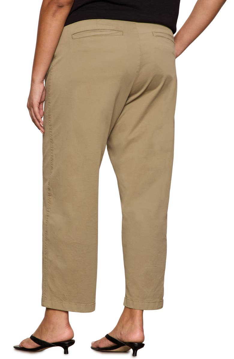 Sanctuary Cruiser Stretch Cotton Crop Pants, Alternate, color, Covert Green