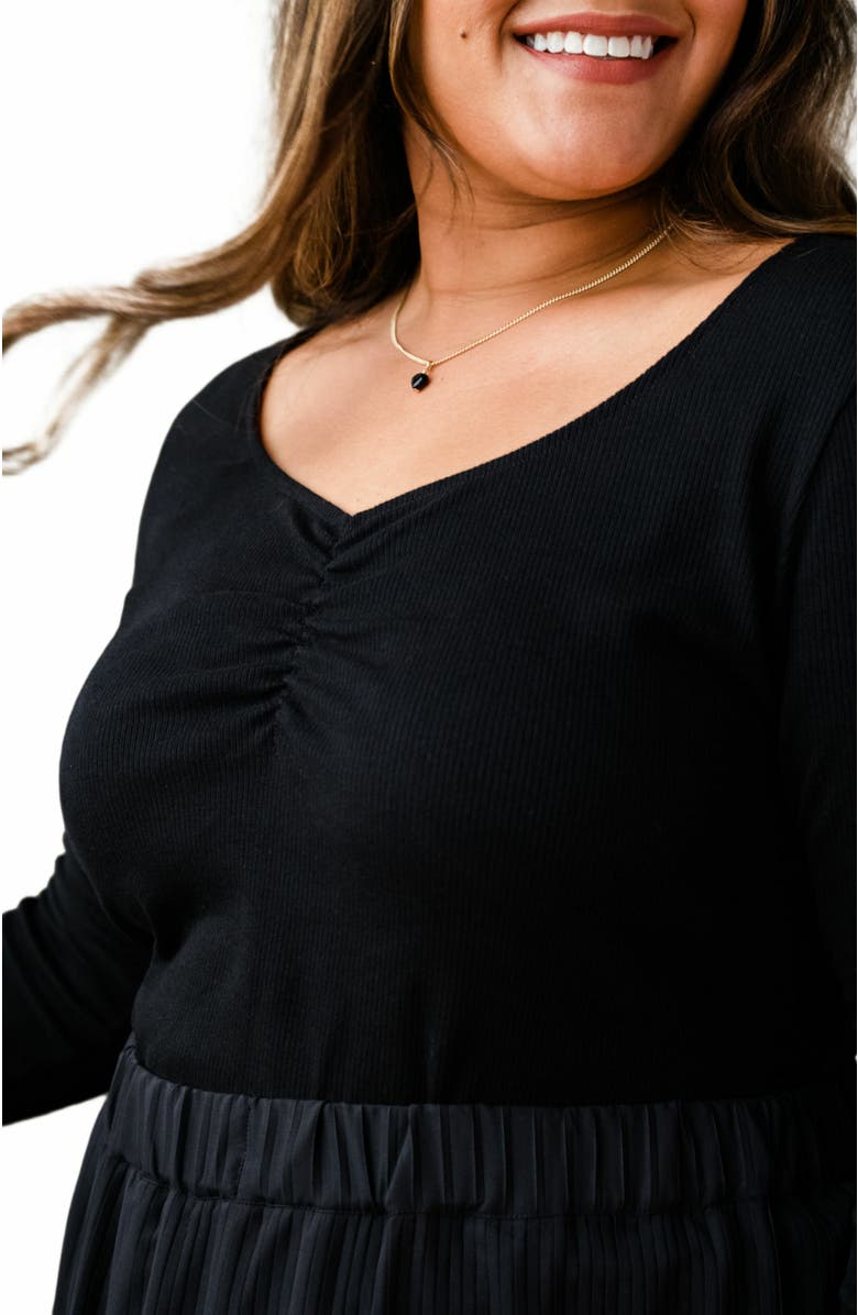 ABLE Mya Ruched Top, Alternate, color, 