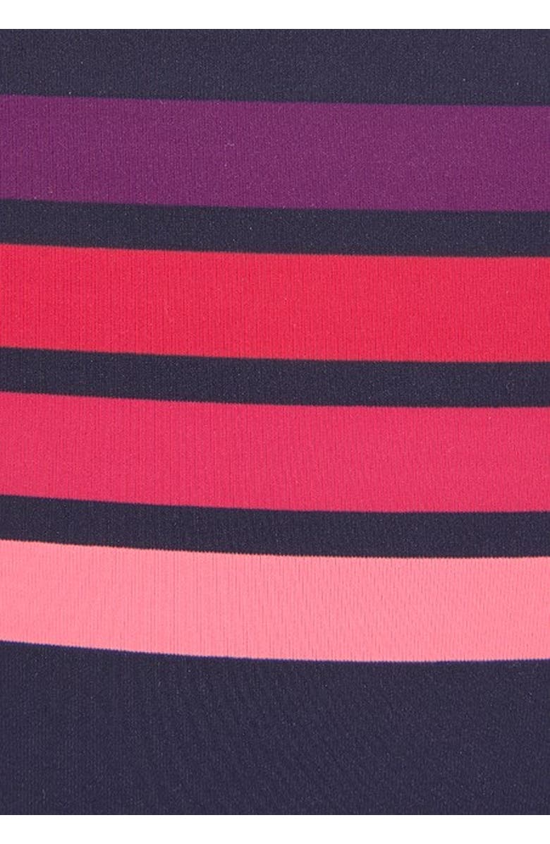 LASCANA Strappy Striped Bikini Bottom, Alternate, color, Pink Multi