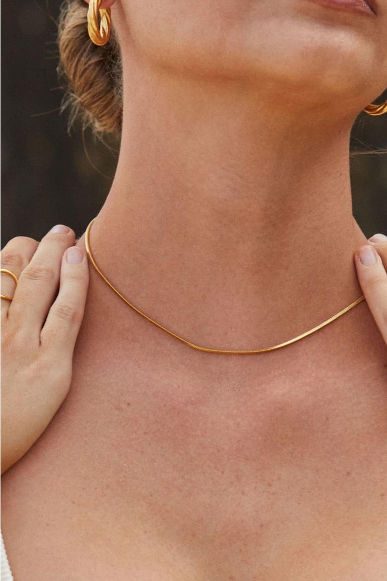Fine Choker, Alternate, color, Gold