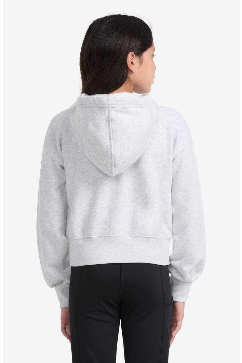 Kids' Essential Zip Hoodie, Alternate, color, LIGHT GREY HEATHER