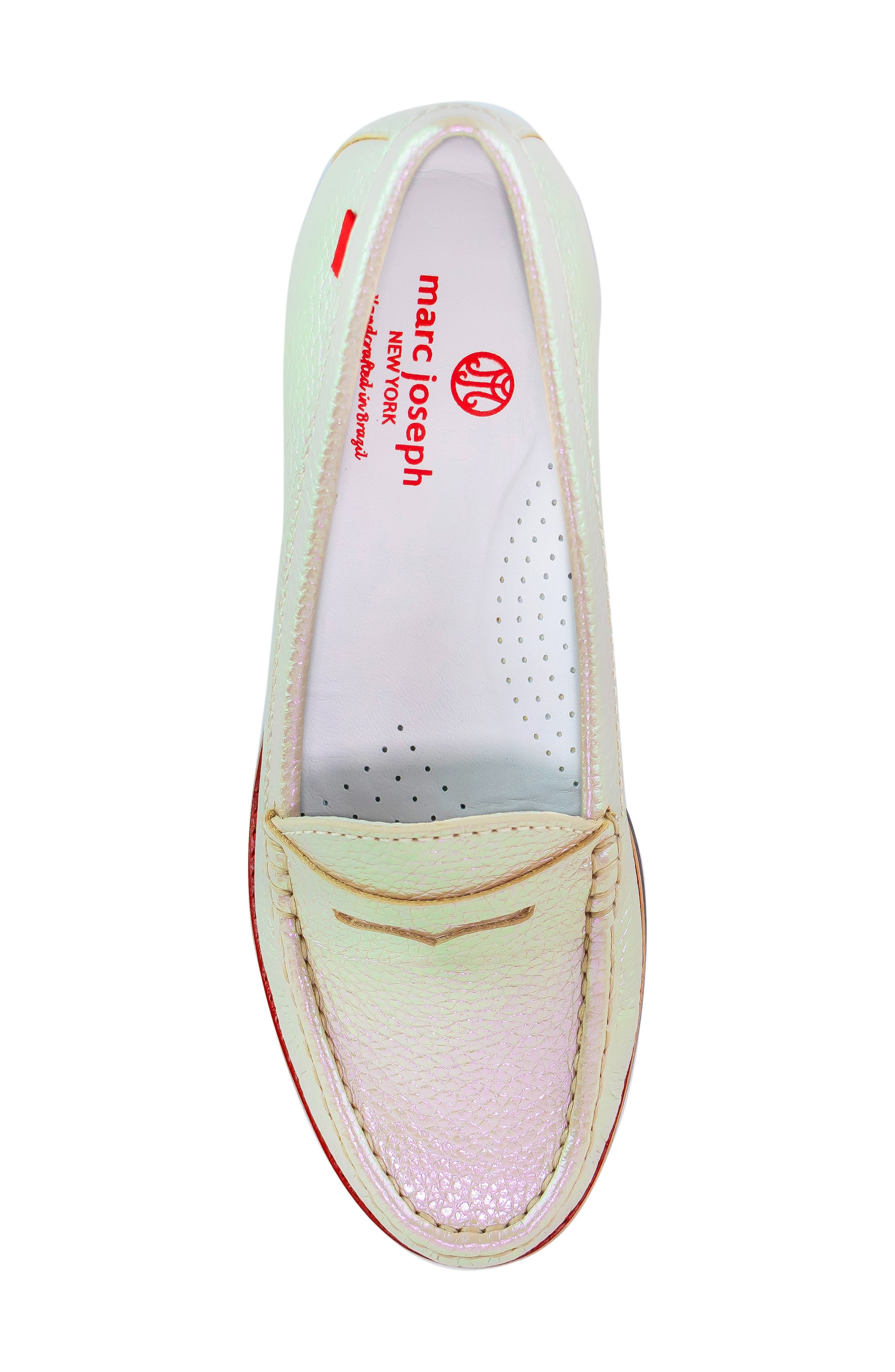 Marc Joseph New York East Village Penny Loafer, Alternate, color, Opal Glow Grainy