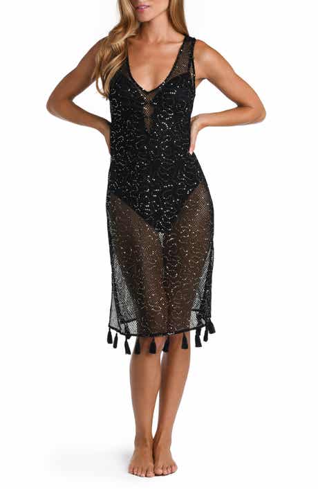 Sunshine 79 Shine Open Stitch Cover-Up Dress