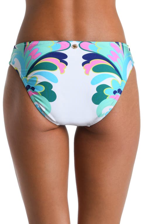 Sunshine 79 Far Out Basic Hipster Bikini Bottoms In Aqua Multi