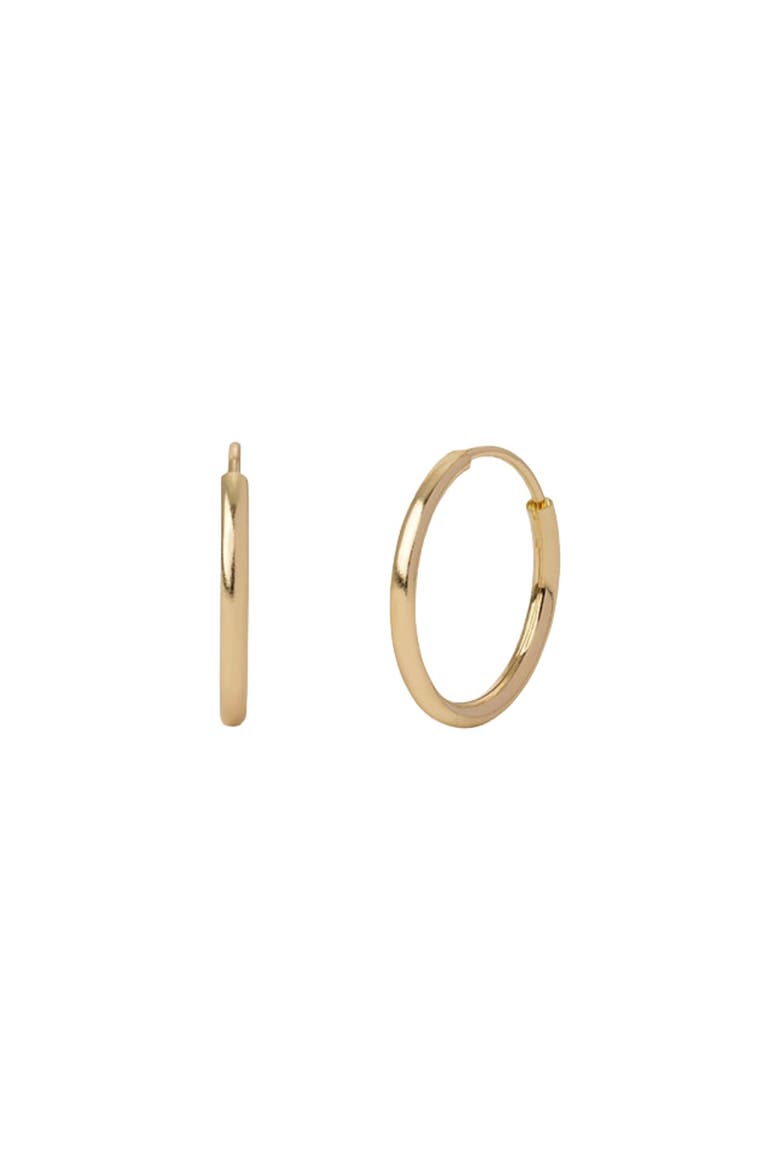 14K Live In Hoop Earrings, Alternate, color, 14k Solid Gold