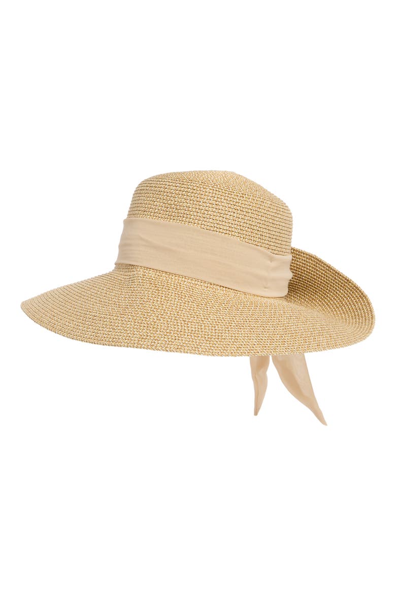 Bow Floppy Hat, Main, color, NEUTRAL MULTI