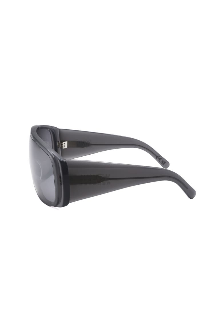 69mm Mask Sunglasses, Alternate, color, GREY
