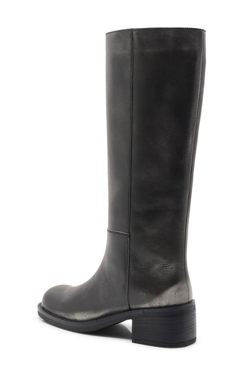 Free People Dana Knee High Riding Boot In Black