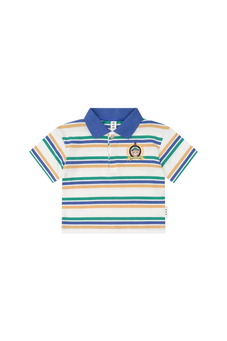 Collegiate Hux Stripe Polo, Main, color, Multi