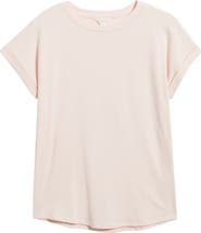 Caslon® Cuff Sleeve T-Shirt
