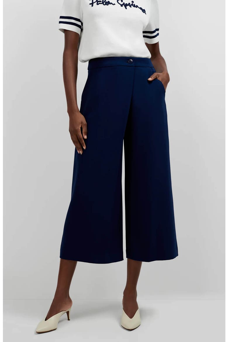 Conchetta Wide-Leg Pant, Alternate, color, Ink