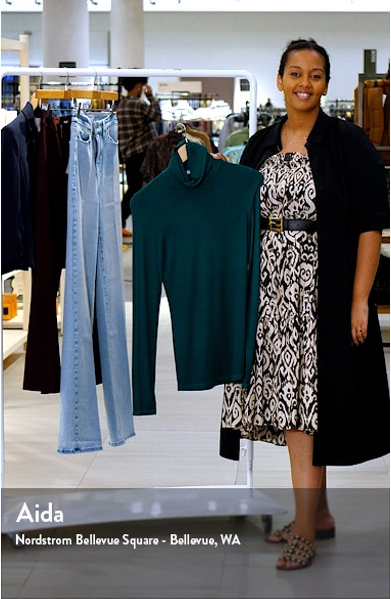 Gail Ribbed Turtleneck Top, sales video thumbnail