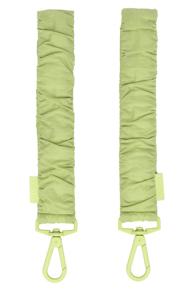 Set of 2 Stroller Straps, Main, color, LIME