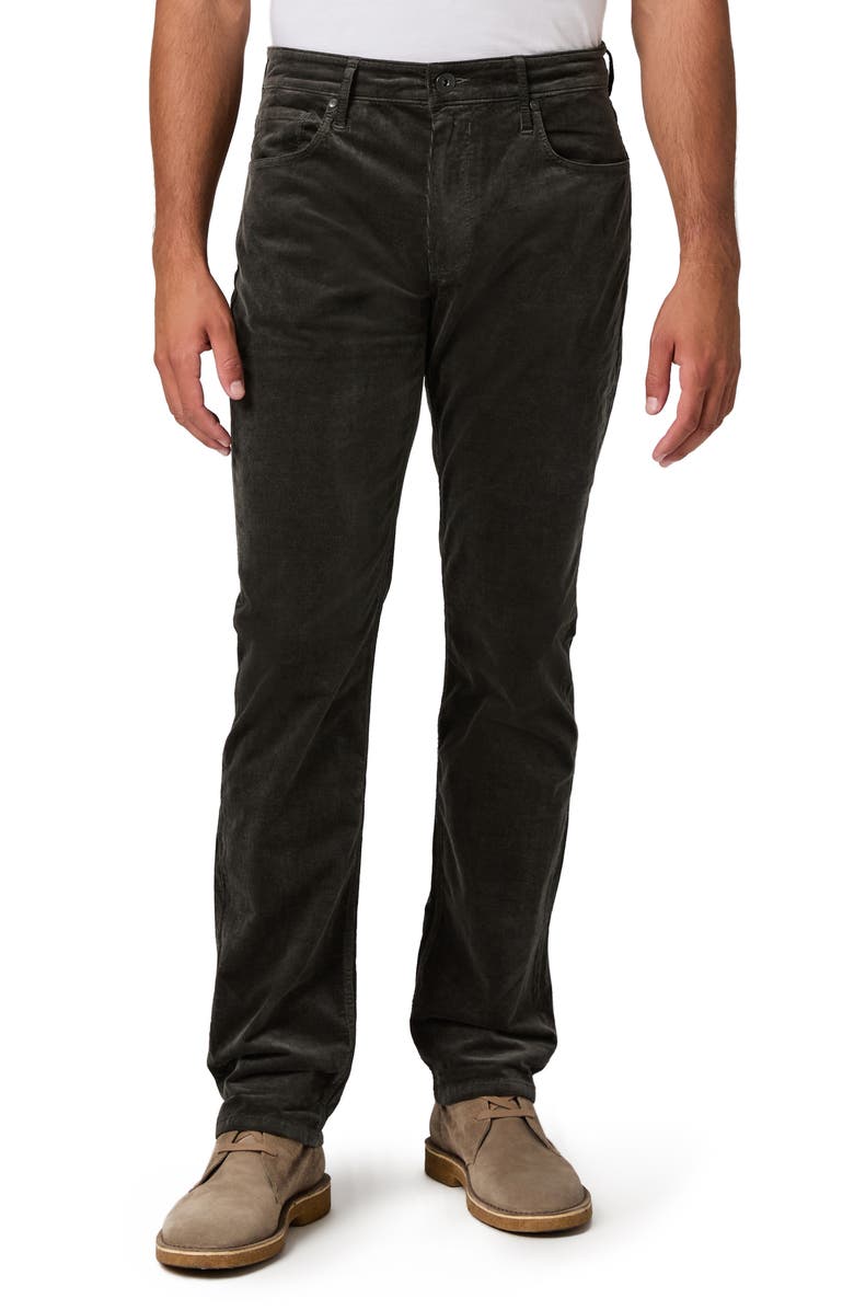 PAIGE Normandie Straight Leg Jeans, Main, color, Dark Iron