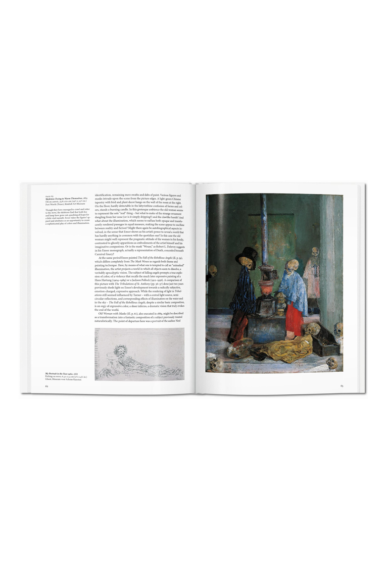Ensor Art Book, Alternate, color, White