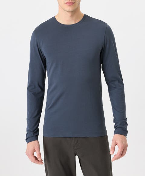 Luxe Essential Slim Long Sleeve Tee Made With Organic Cotton