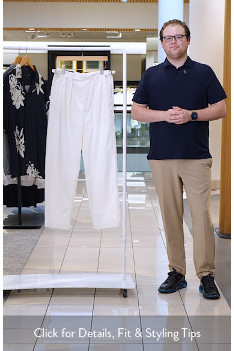 Relaxed Fit Twill Officer's Pants video