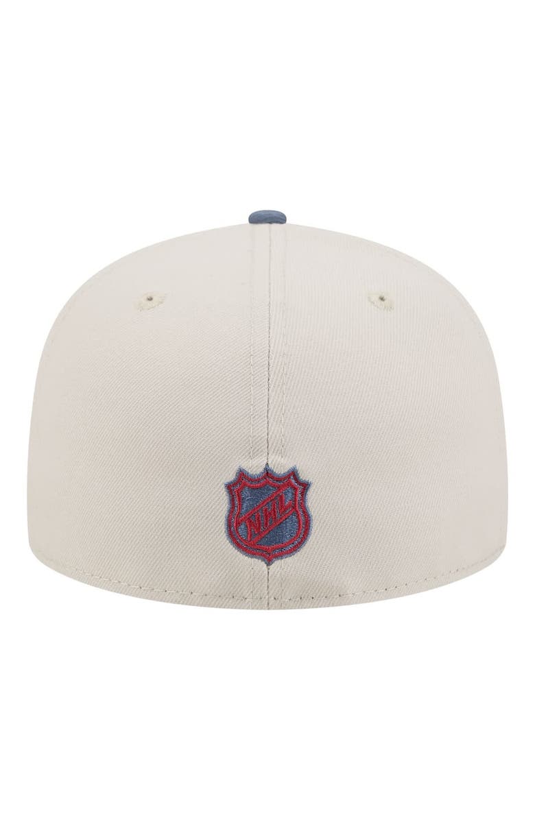 New Era Men's New Era  Tan/Blue Colorado Avalanche Localized City Icon 59FIFTY Fitted Hat, Alternate, color, Tan