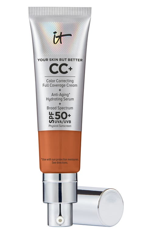 It Cosmetics Cc+ Color Correcting Full Coverage Cream Spf 50+ In Rich Cool