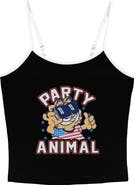 Garfield Junior's Garfield Cat Party Animal  Tank Top