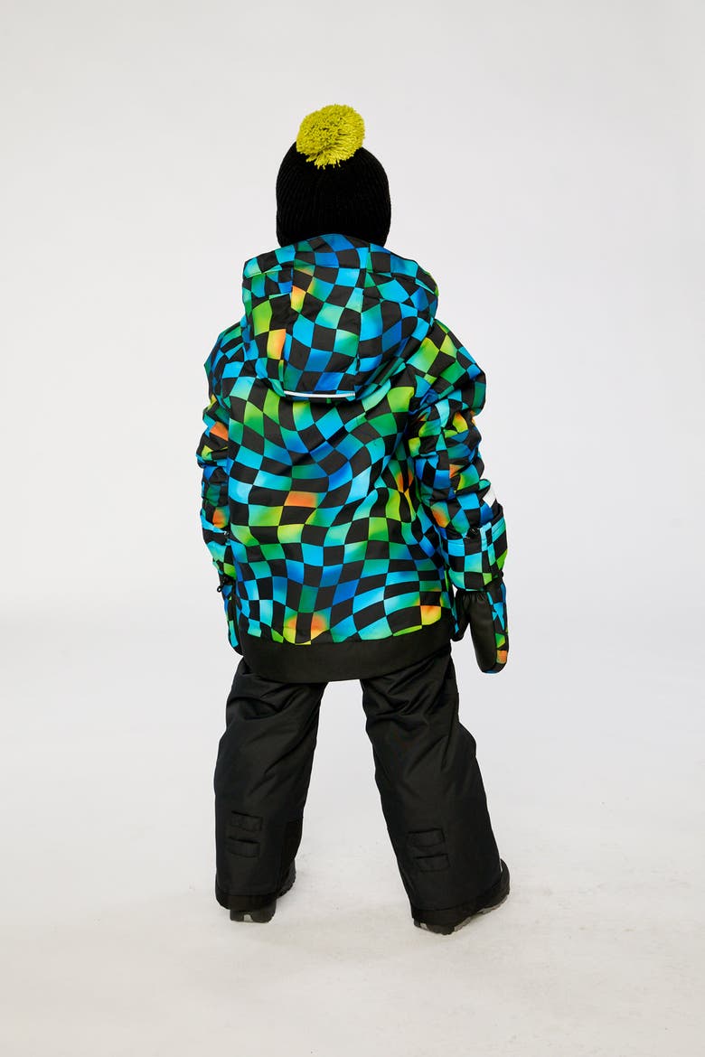 Play Insulated Cordura Reinforced Two Piece Snowsuit, Alternate, color, Green, Yellow & Blue Check