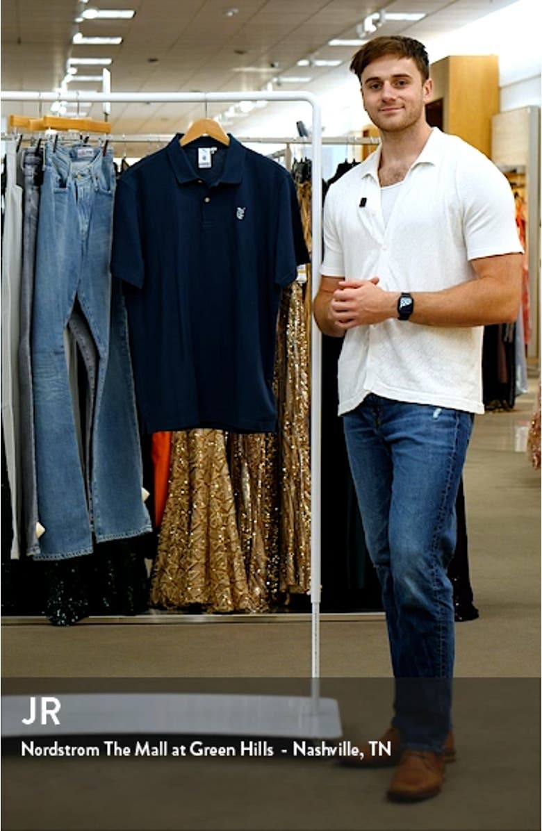 x PUMA Post Round Cotton Golf Polo, sales video thumbnail