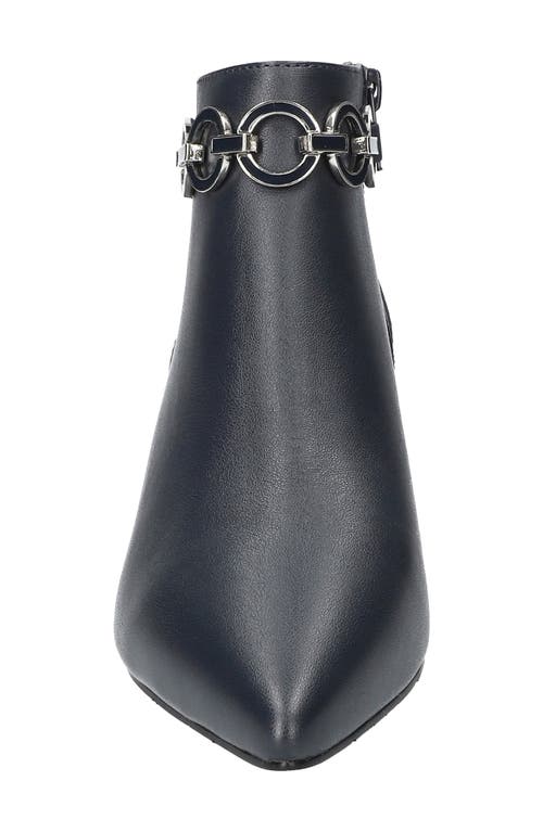 Easy Street Jinx Pointed Toe Kitten Heel Bootie In Black