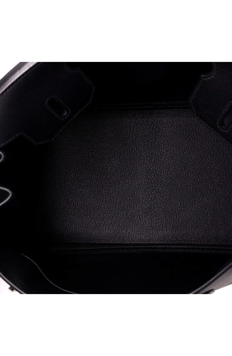 Pre-Owned Hermes Birkin Handbag Black Epsom with Palladium Hardware 30, Alternate, color, Noir