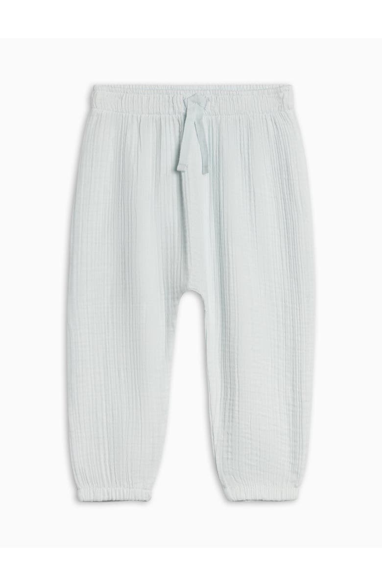 KENDI by Colored Organics Organic Piper Muslin Pants, Alternate, color, Powder