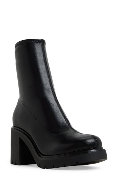 Maelie Block Heel Bootie (Women)