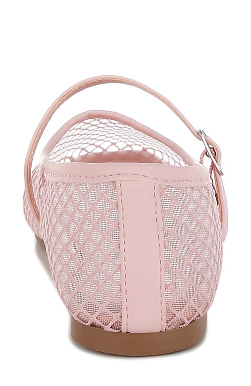 London Rag Averona Mesh Mary Jane Flats In Pink