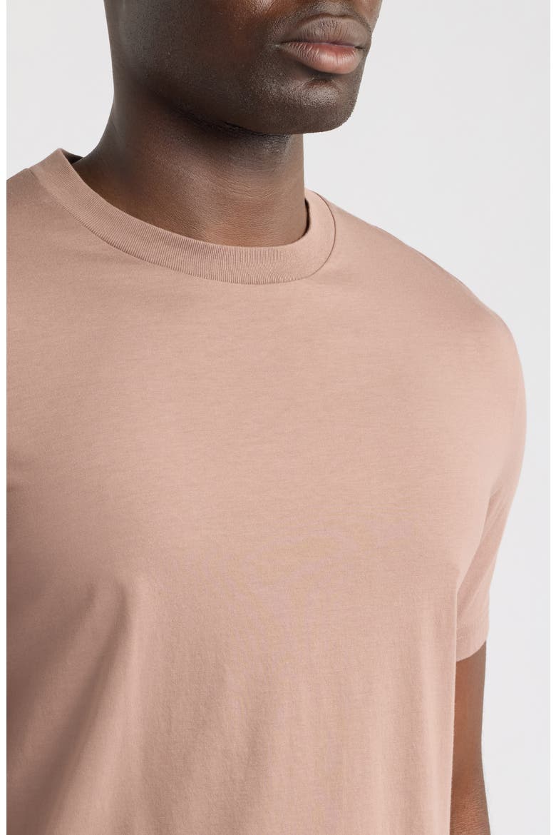 Short Sleeve Light Cotton Tee, Alternate, color, WARM MAUVE