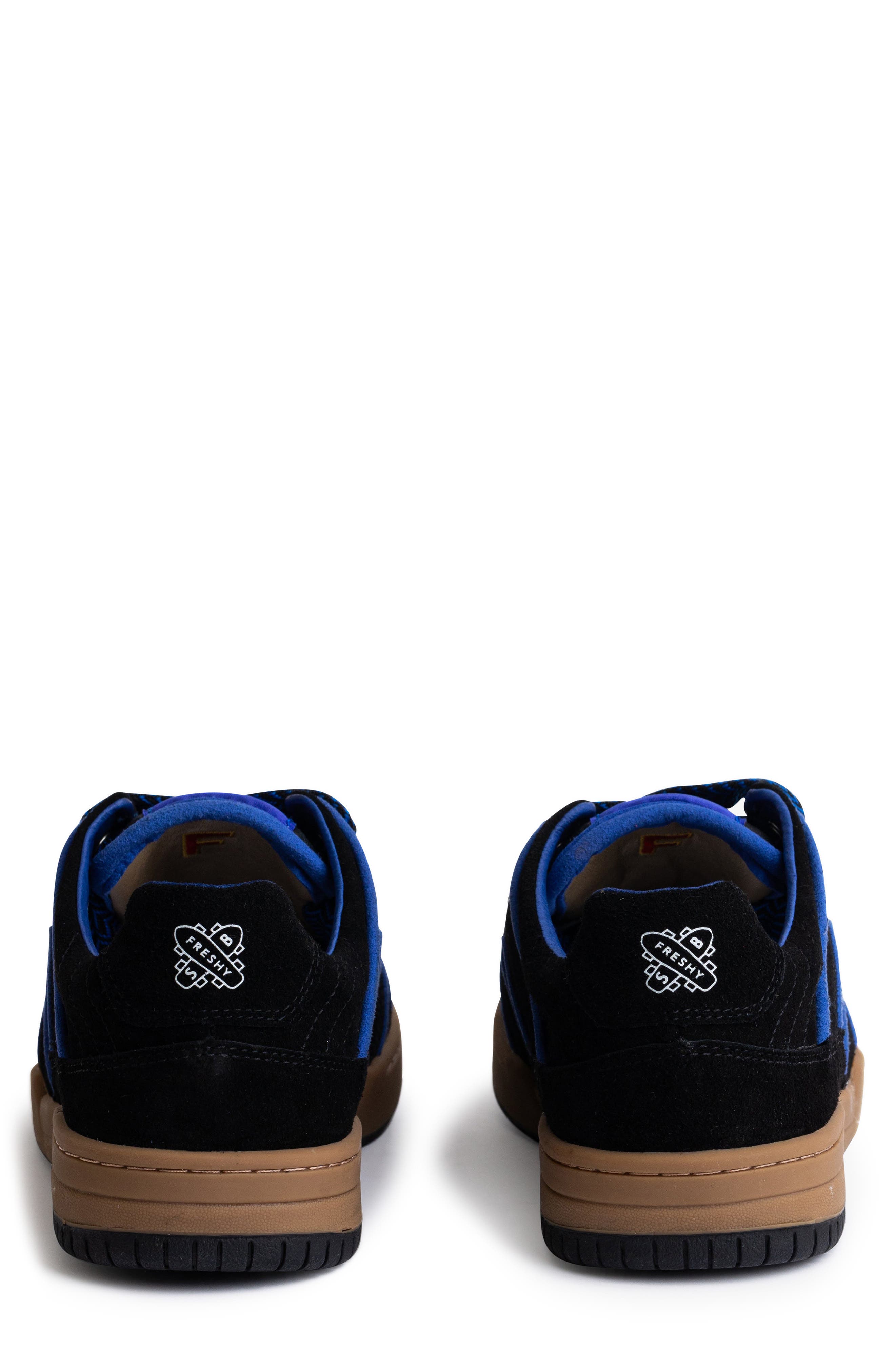 Steezy Skate Sneaker, Main, color, BLACK/ BLUE