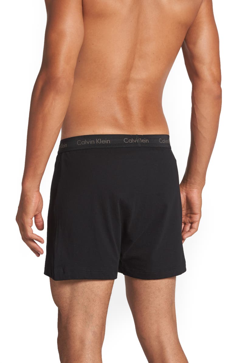 Calvin Klein 3-Pack Cotton Boxers, Alternate, color,