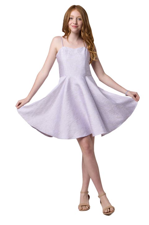 Fit and Flare Party Dress in Longer Length (Big Kid)