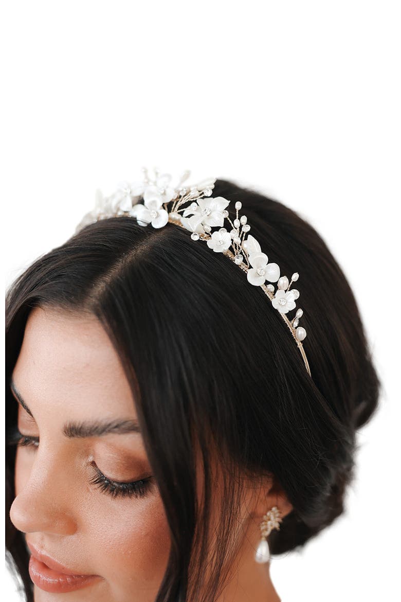Josephine Crystal Tiara, Alternate, color, Gold