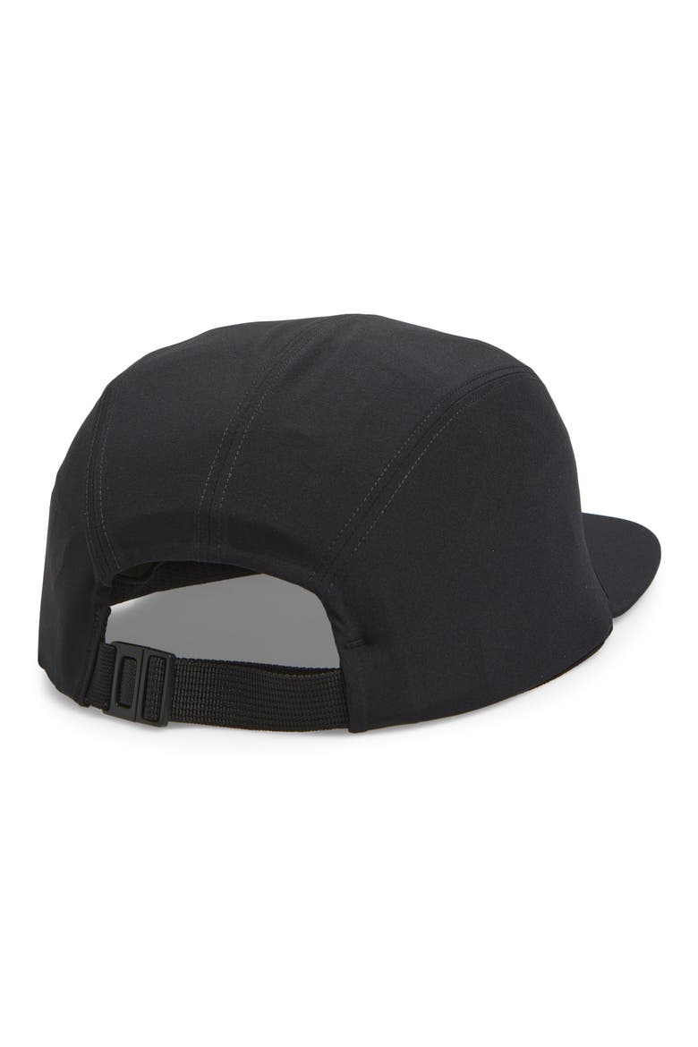 Gamma Embroidered Water Repellent Adjustable Cap, Alternate, color, BLACK/ ARCTIC SILK