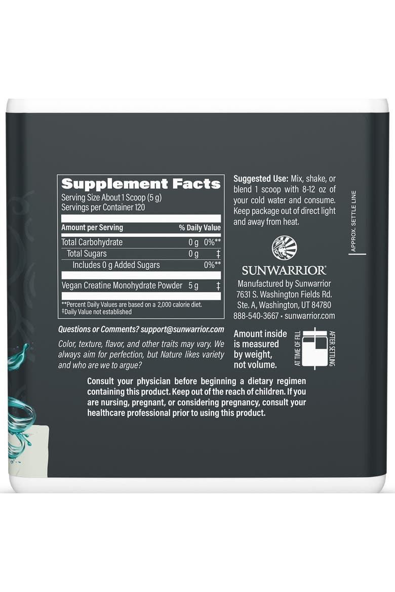 Active Creatine Monohydrate Powder, Alternate, color, Unflavored, 600g