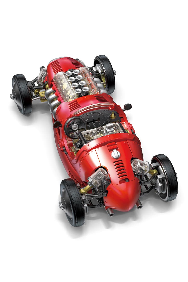 V8 Race Car Motorized Model Car, Alternate, color, ASST