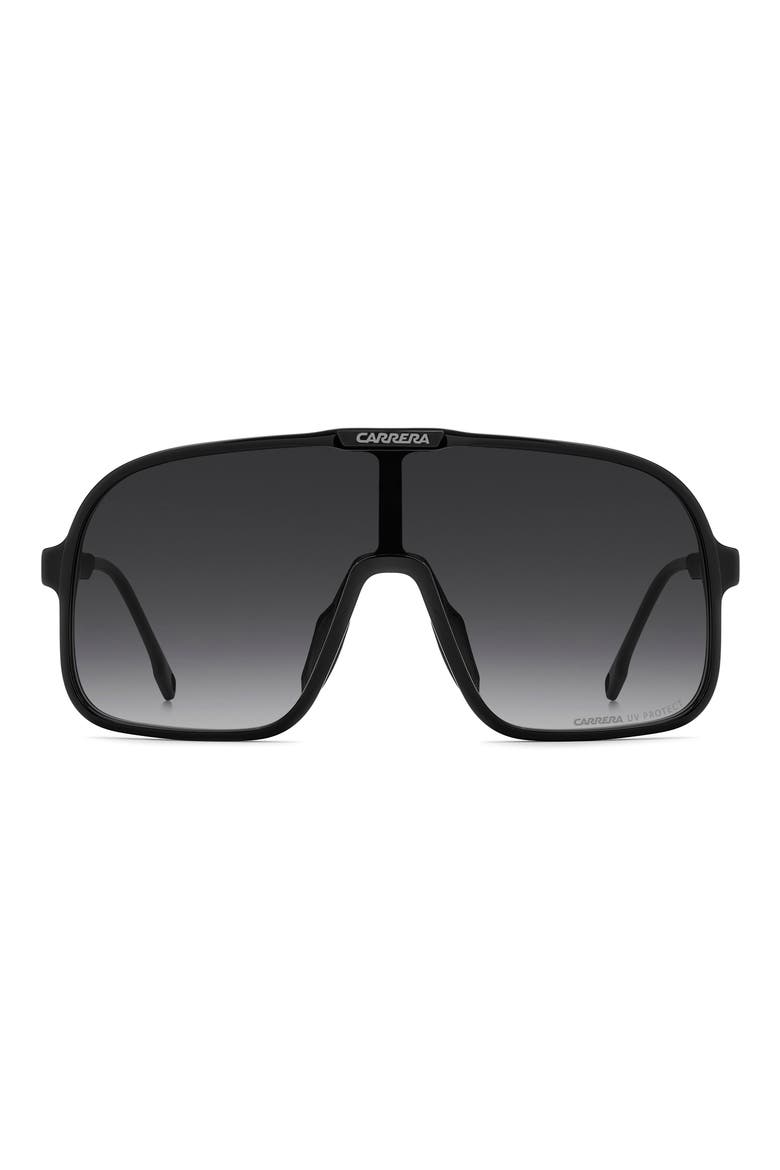 C Sport 99mm Gradient Shield Sunglasses, Main, color, BLACK RED/ DARK GREY SF