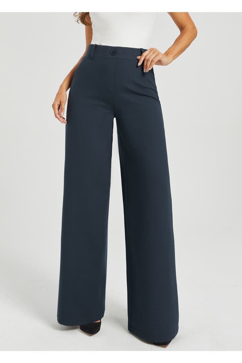 dress pant yoga pants 7-Pocket DPYP Pant | Straight (Black) Available in Petite Betabrand Women's Two Pocket DPYP