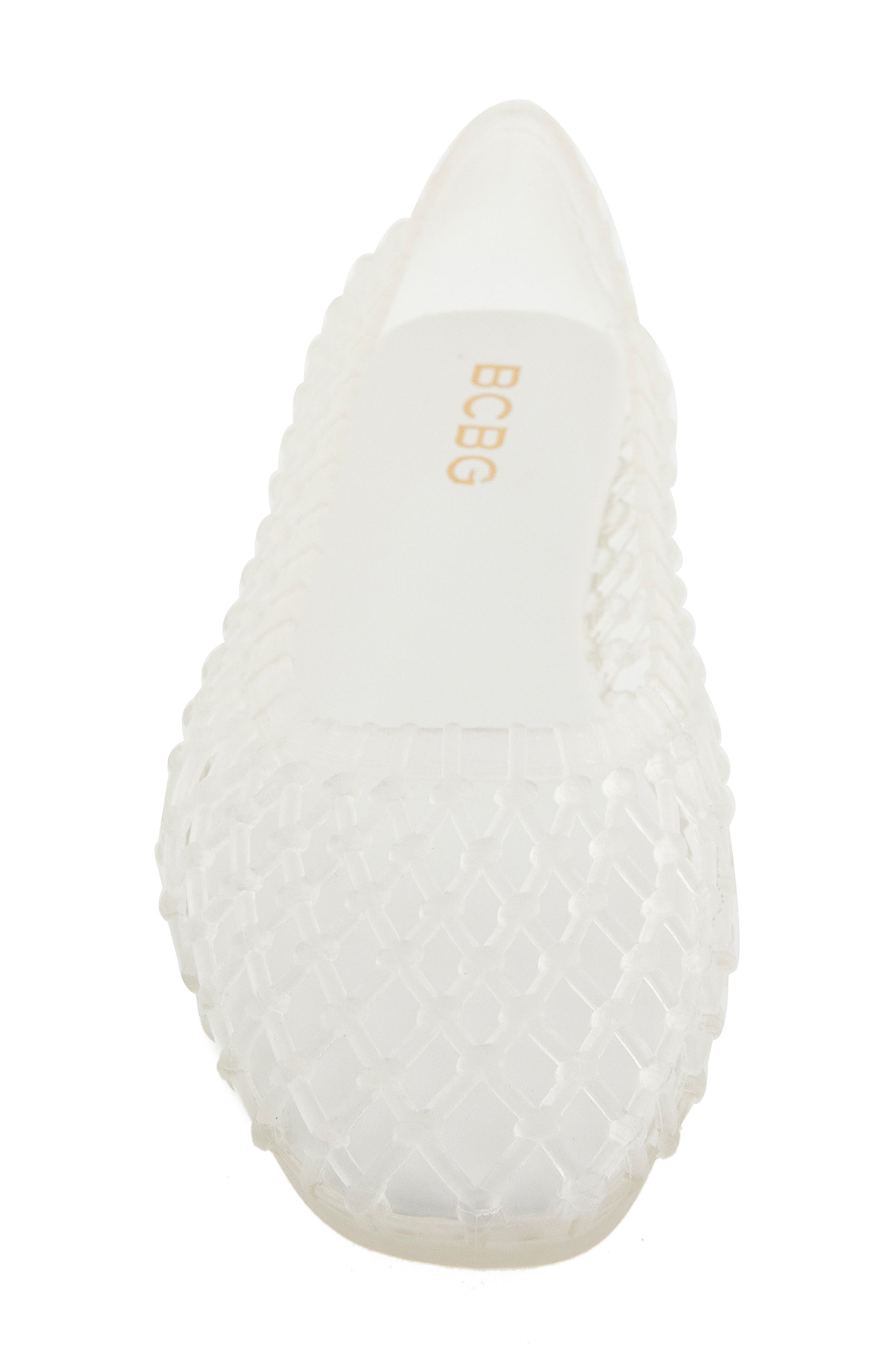 Marlow Molded Ballet Flat, Alternate, color, CLEAR